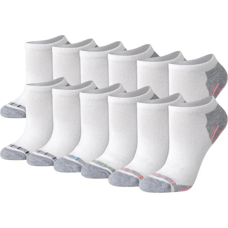 12 Pair Ventilated Ankle Support Socks