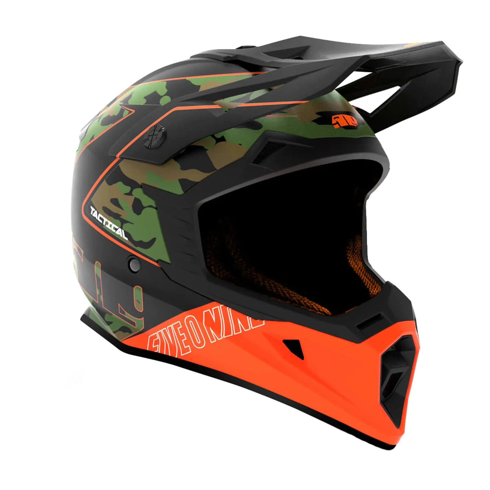 509 Tactical Offroad Open Face Helmet Hunter Camo Green