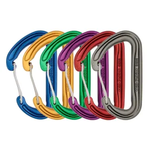 6 Pack Phantom Wiregate Carabiner - Climbing Hardware