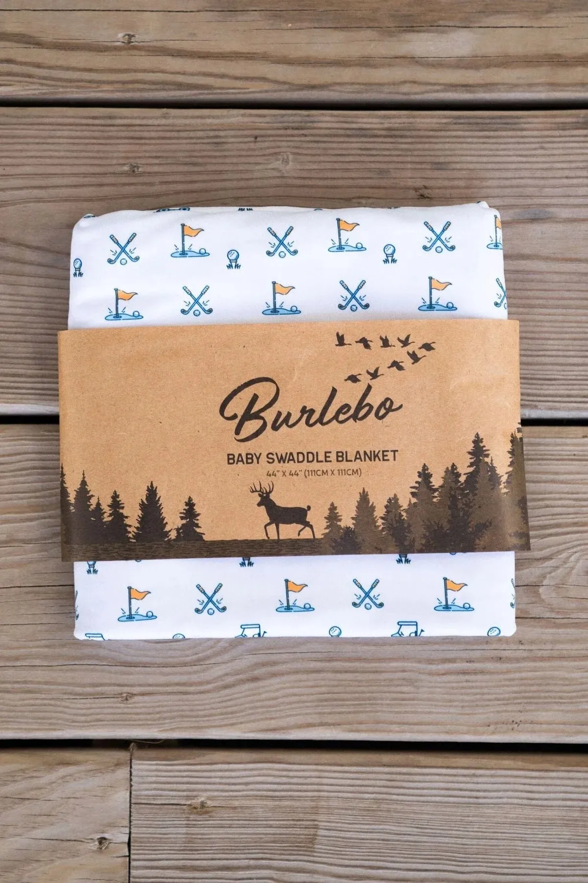 [Burlebo] Baby Swaddle - Hole In One