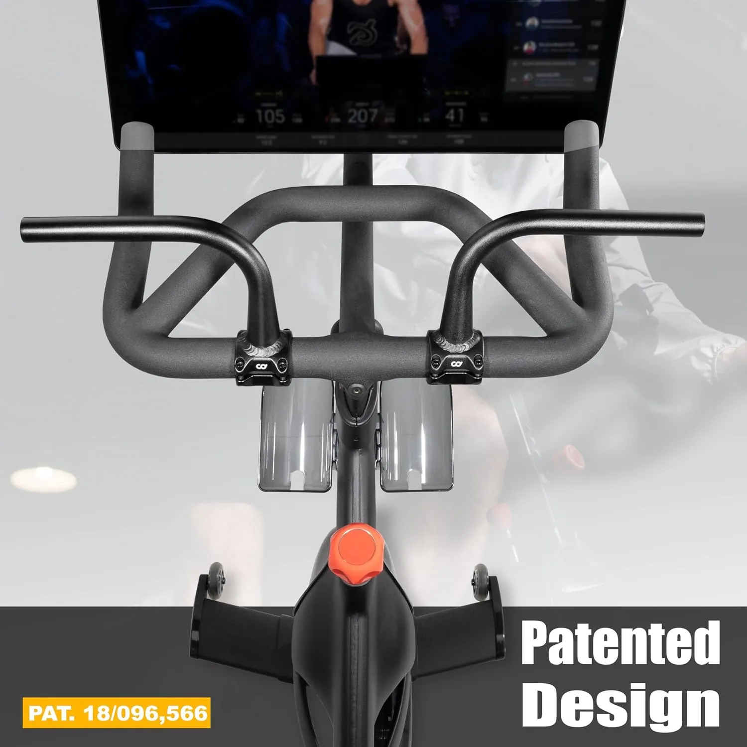 CyclingDeal 1 Pair of Handlebar Extenders for Indoor Exercise Bike - Great Handlebar Extension Accessory for Peloton - Compatible with Bicycle Handlebar Grips