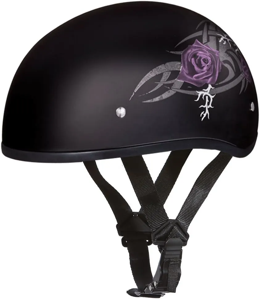 Daytona Helmets Half Skull Cap Motorcycle Helmet  DOT Approved [Graphics]