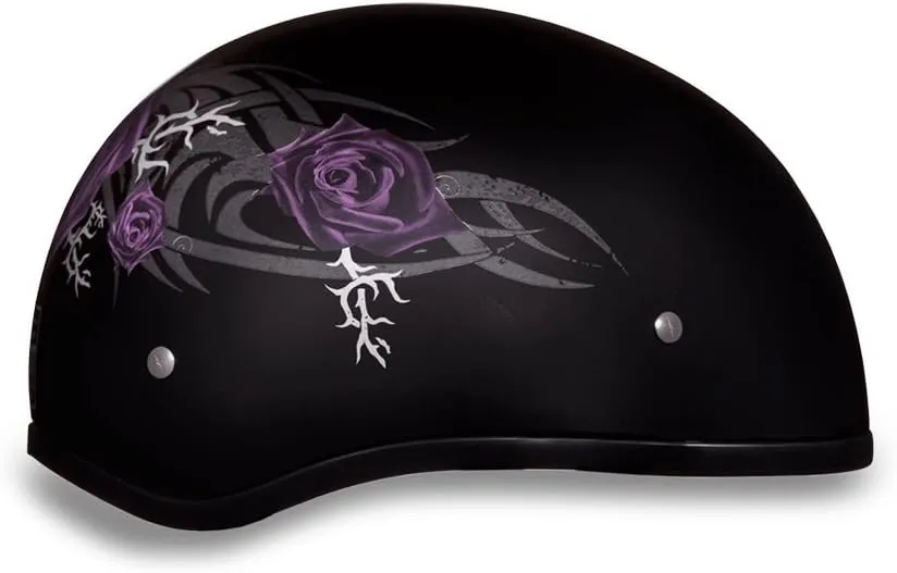 Daytona Helmets Half Skull Cap Motorcycle Helmet  DOT Approved [Graphics]