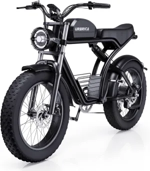 Electric Bike for Adults, Single/Dual Motor 1500/2000W, 32/35MPH,48V 23AH,75Miles 20" Fat Tire Dirt Bike, 7-Speed E-Bike Dual Shock Absorber All-Terrain Bicycle for Mountains, Snow, Sand, Road