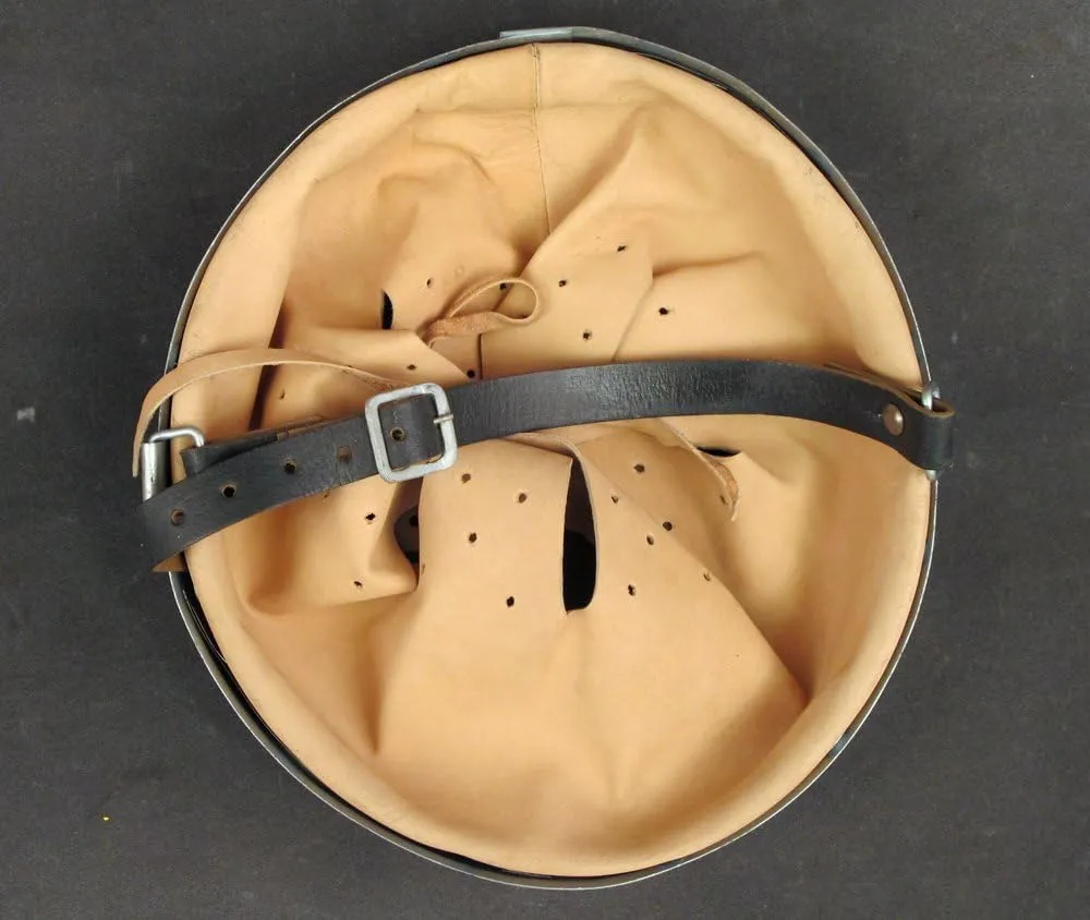 German WWII Helmet Liner M31 & Chin Strap- Dated