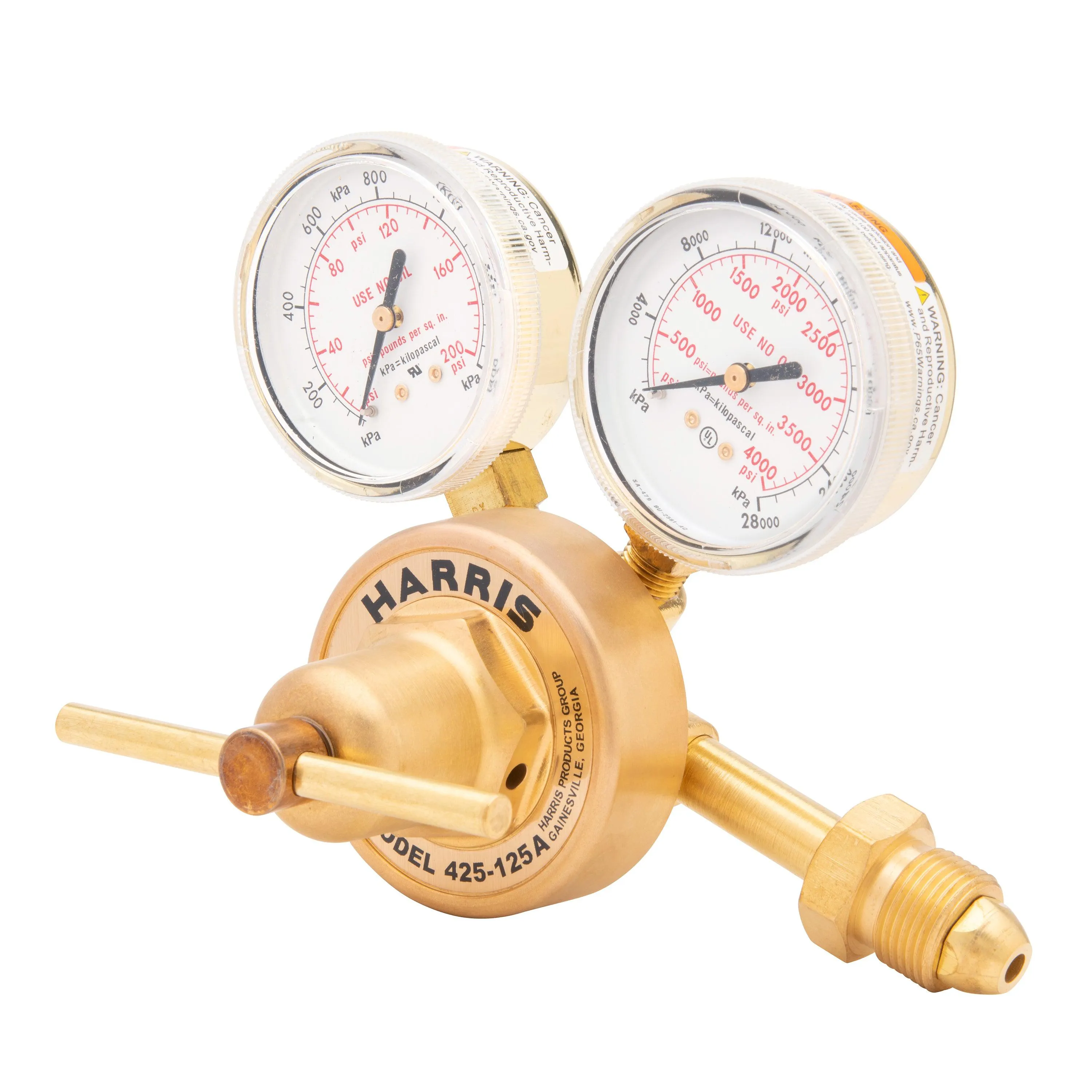 Harris 425-125-580 Heavy Duty Ar, He, N2 Regulator - 3000767