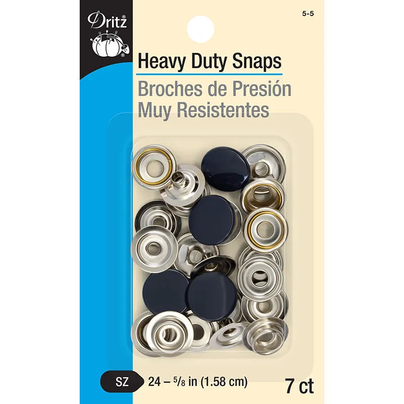 Heavy Duty Snaps - 5/8" Navy