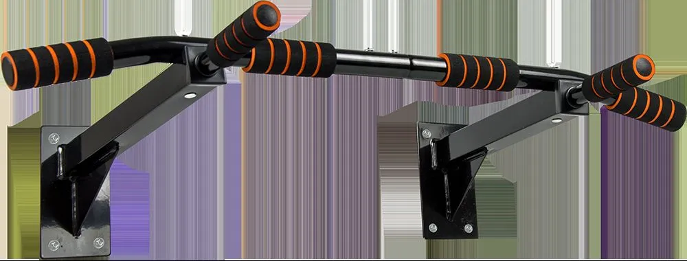Heavy Duty Wall-Mounted Pull Up Bar, Stainless Steel