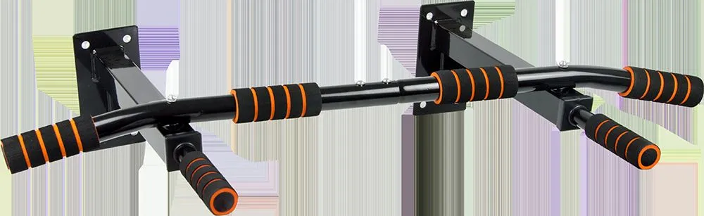 Heavy Duty Wall-Mounted Pull Up Bar, Stainless Steel