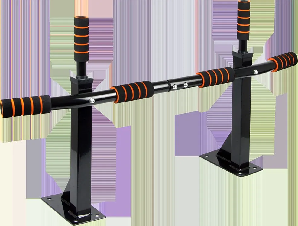 Heavy Duty Wall-Mounted Pull Up Bar, Stainless Steel