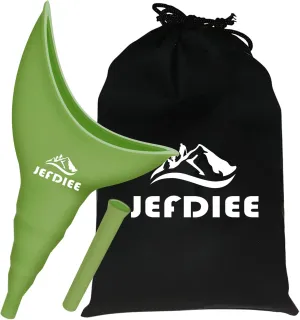 JefDiee Female Urination Device - Silicone Pee Funnel Allows Women to Pee Standing Up