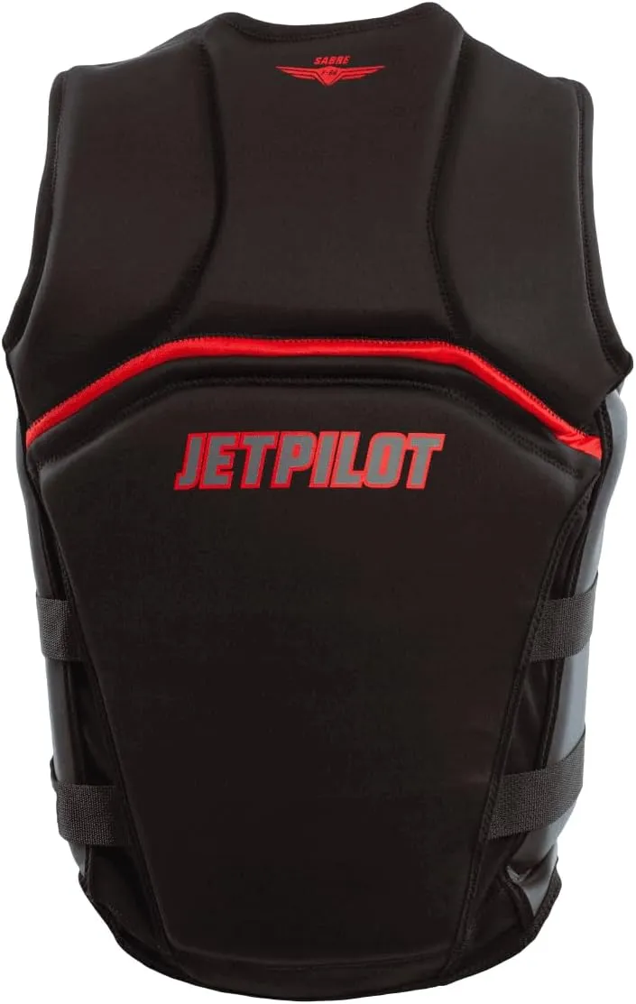 Jet Pilot - F-86 Sabre Flight Neoprene CGA Vest - Black/Red