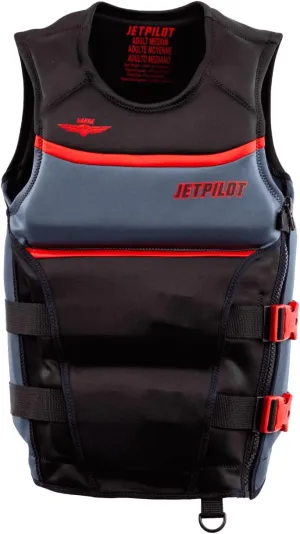 Jet Pilot - F-86 Sabre Flight Neoprene CGA Vest - Black/Red