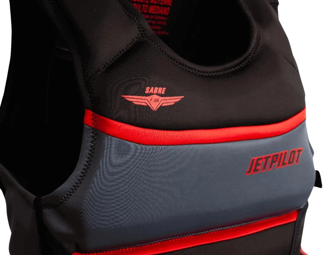 Jet Pilot - F-86 Sabre Flight Neoprene CGA Vest - Black/Red