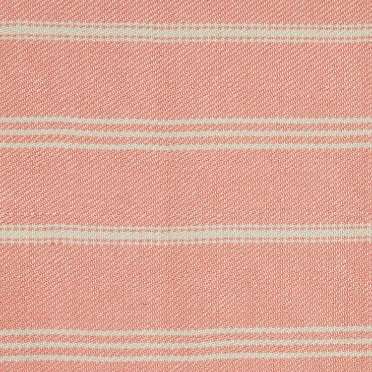 Oxford Stripe Coral Blanket