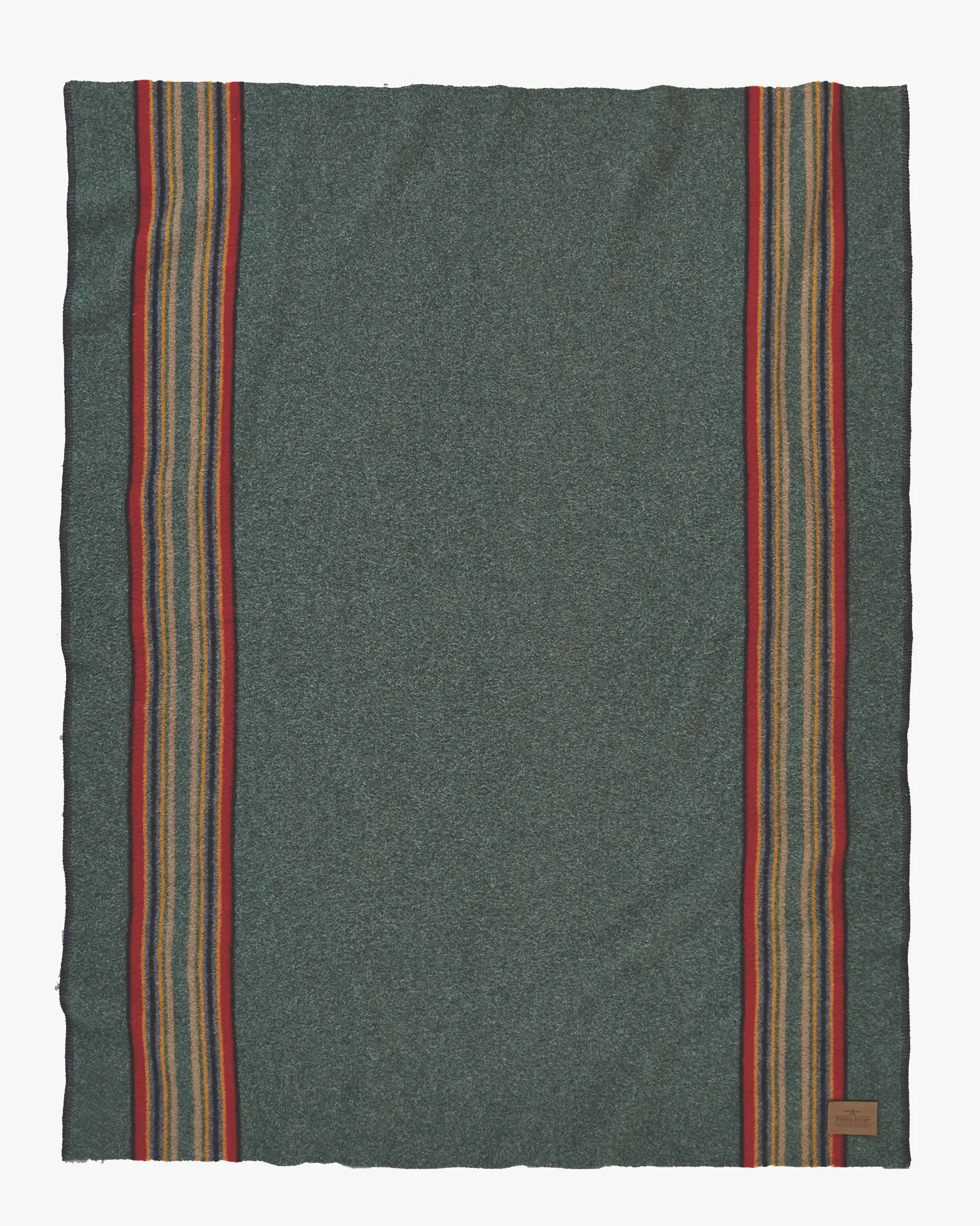 Pendleton Yakima Wool Camp Throw - Green Heather Mix