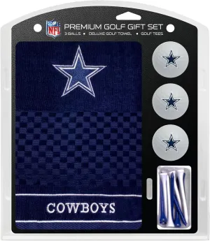 Team Golf Premium NFL Gift Set: Embroidered Deluxe Towel, 3 Balls, 14 Tees (2-3/4" Reg.)
