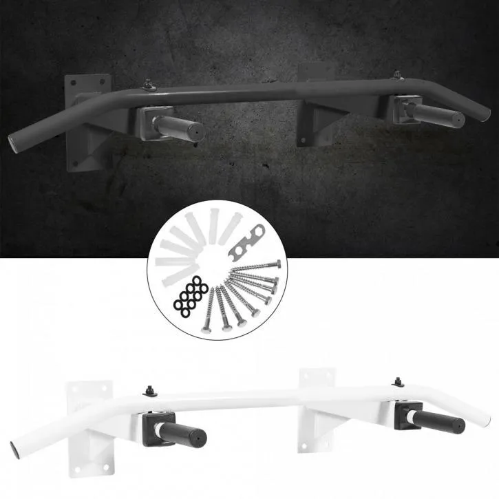 Wall-Mounted Pull Up Bar - Black