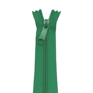 YKK Zip for bags colour 540 Bright Green